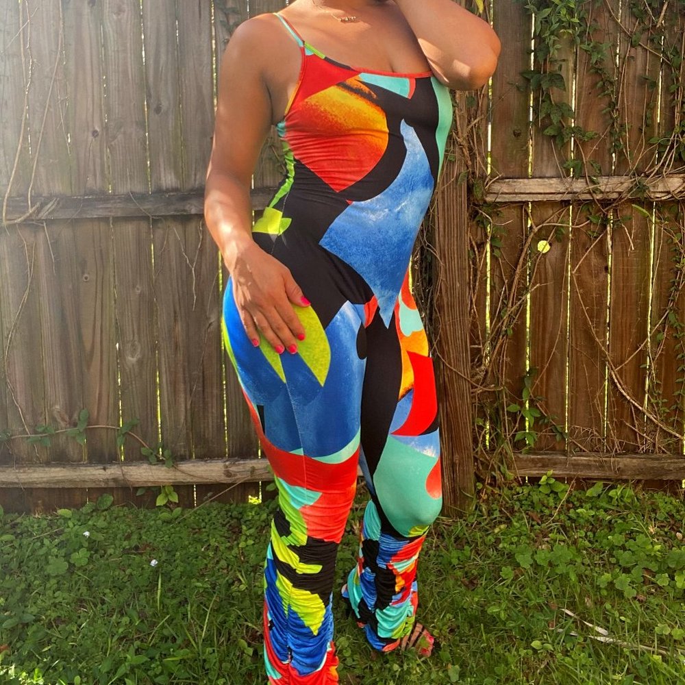 Abstract Jumpsuit